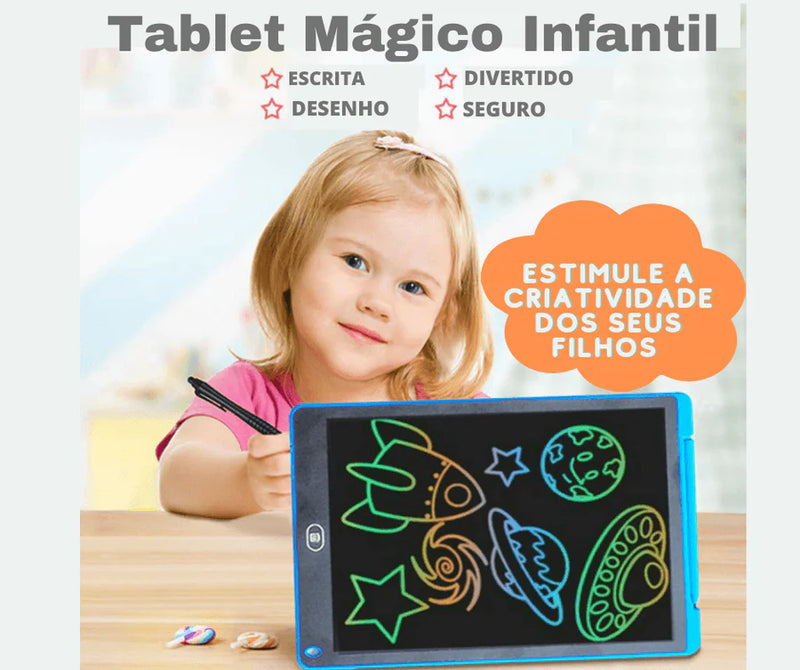 Tablet mágico de desenhos para crianças